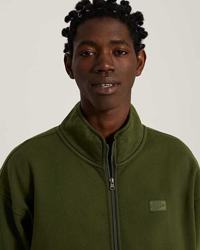 MOCK NECK FERMUARLI SWEATSHIRT Green Balsam