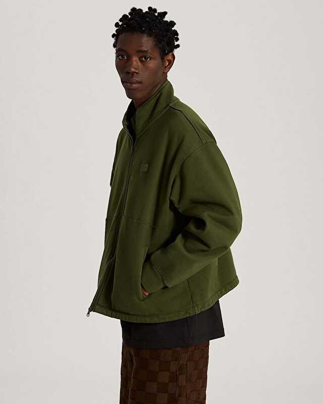 MOCK NECK FERMUARLI SWEATSHIRT Green Balsam