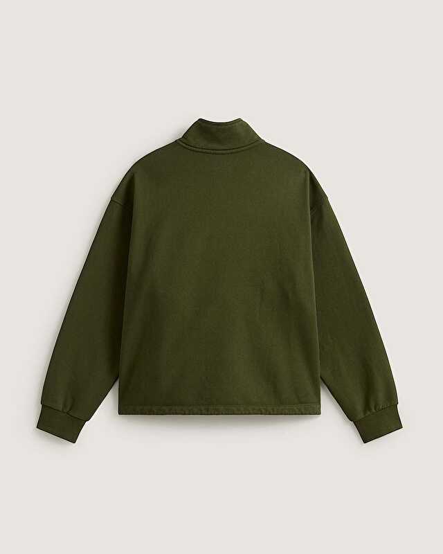 MOCK NECK FERMUARLI SWEATSHIRT Green Balsam