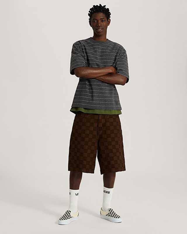 VANS X ROWAN Z STRIPE TİŞÖRT Charcoal