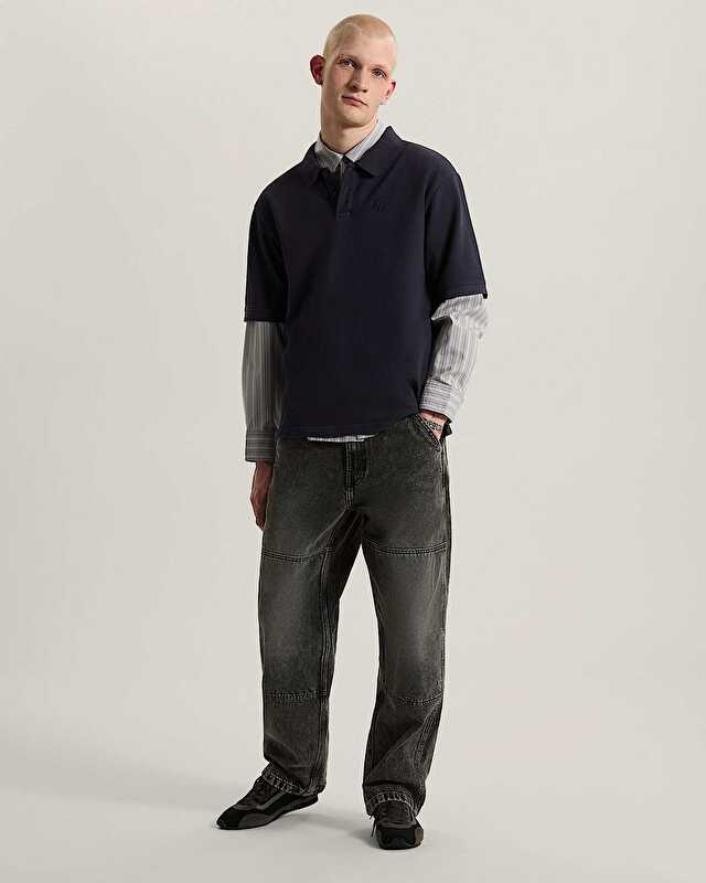 VANS X ROWAN Z WASHED POLO TİŞÖRT Parisian Night
