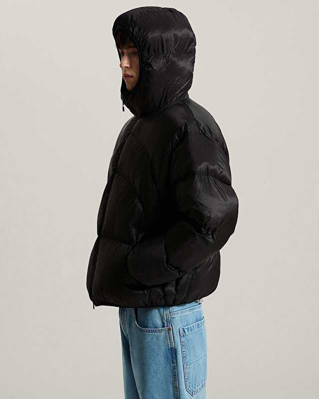 HAWKINGS PUFFER CEKET Black