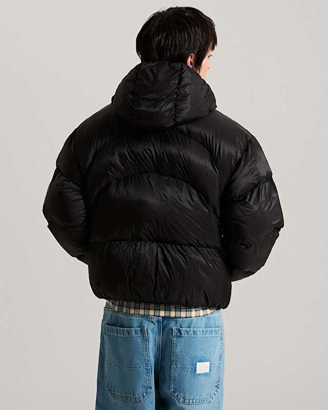 HAWKINGS PUFFER CEKET Black
