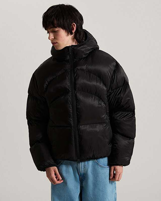 HAWKINGS PUFFER CEKET Black