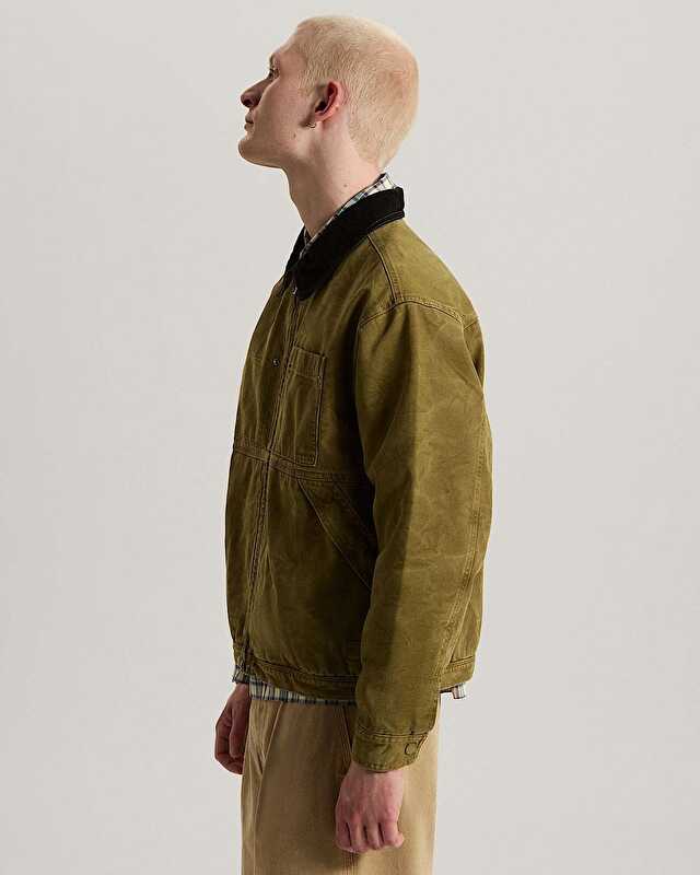 NICO CHORE CANVAS CEKET Olive Brown