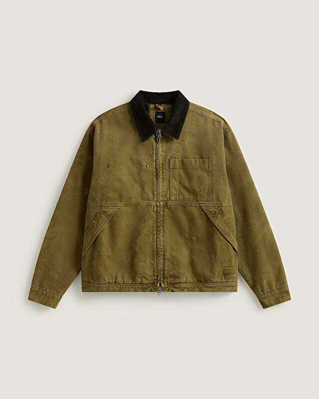 NICO CHORE CANVAS CEKET Olive Brown