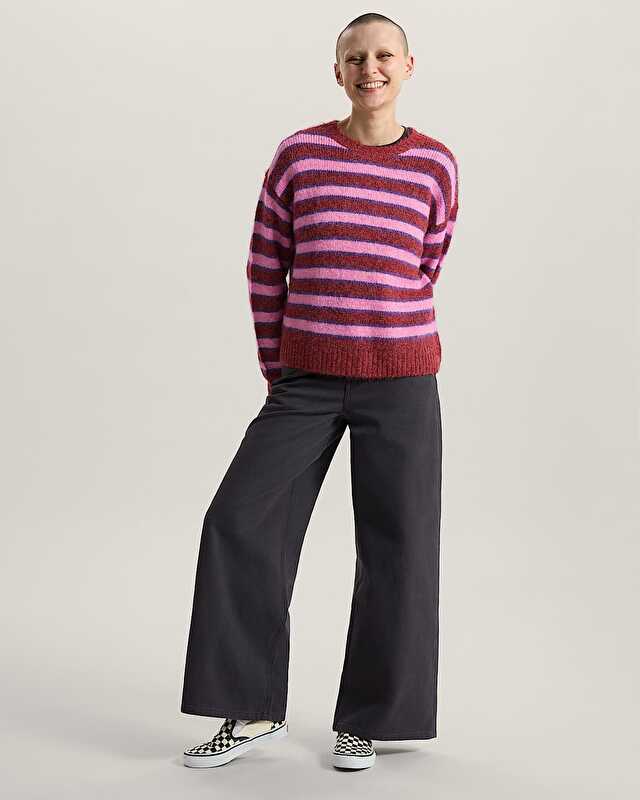 ROLLINS STRIPE KAZAK Poppy Ember/Purplelcrce
